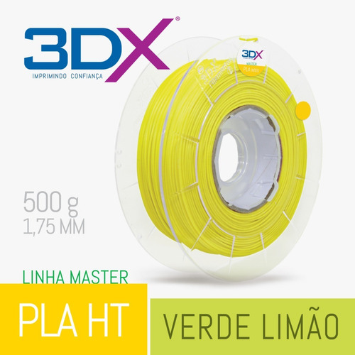 Filamento Pla 1,75 Mm | 500g | Verde Limão (amarelado)