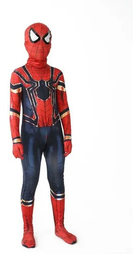 Fantasia Infantil Homem Aranha Com Máscara Spiderman