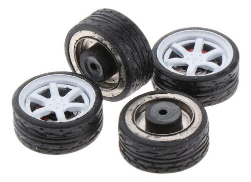 1:64 Llantas De Goma For Rueda De Coche Llantas De Goma G3