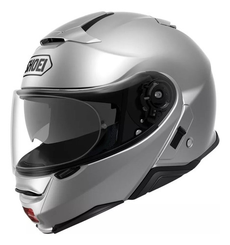 Capacete Escamoteável Shoei Neotec 2 Light Silver + Bone @# Cor Cinza Tamanho do capacete 55/56 (S)