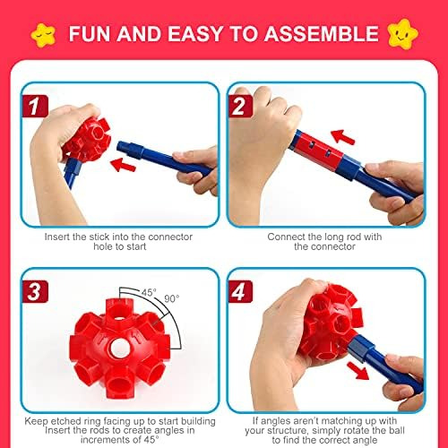 Springflower Fort Kit De Construcción Para Niños, Juguetes D