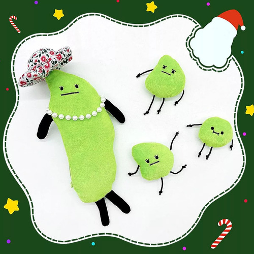 Aaa 4 Peças - Boneco De Pelúcia Edamame Family Secret