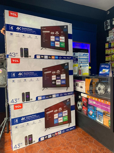 Imagen 1 de 1 de Tcl Smart Tv 4k Ultra Hd 43 Pulgadas