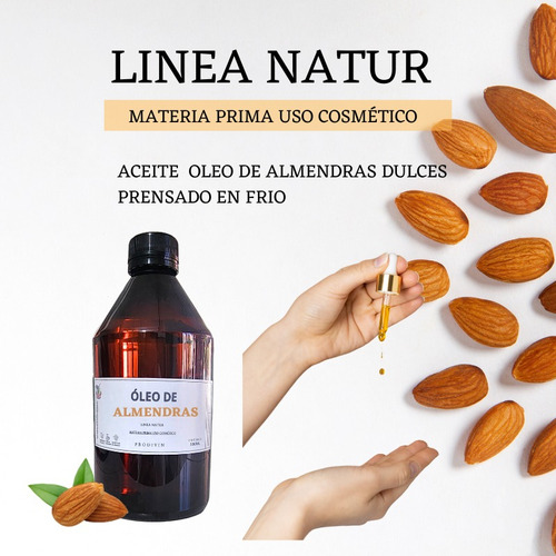 Ac.óleo De Almendra Pren/frio Linea Natur 1lt Materia Prima
