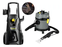 Comprar Combo Hidro Lavadora Tapizados Aspiradora Autos Pro Karcher Color Negro