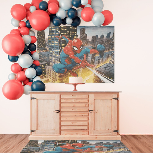 Painel Decorativo Grande Tecido Tnt - Festa Homem Aranha 2