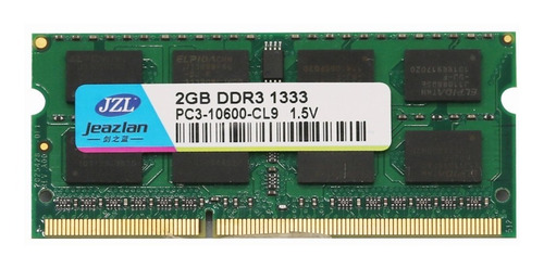 Imagen 2 de 5 de 2gb Laptop Memoria Ram Ddr3 Pc3-10600s 1333mhz Sodimm Nuevo