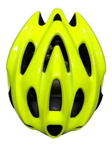 Imagen 4 de 7 de Casco Ciclista In Mold Liviano Ventilado + Luces Bici Ruta