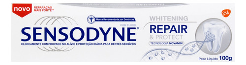 Pasta de dentes Sensodyne Repair & Protect Whitening  em creme 100 g