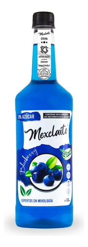 Mexclaito Xero Azucar Jarabe/syrop Sabor Blueberry 1 L