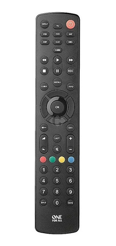 Imagen 1 de 2 de Control Remoto Universal 8 En 1 Tvs One For All Urc 1289