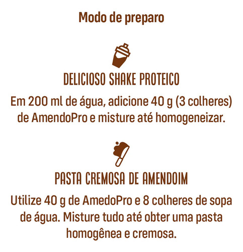 Proteína Vegetal De Amendoim Amendopro 900g Sabor Paçoca 2517530