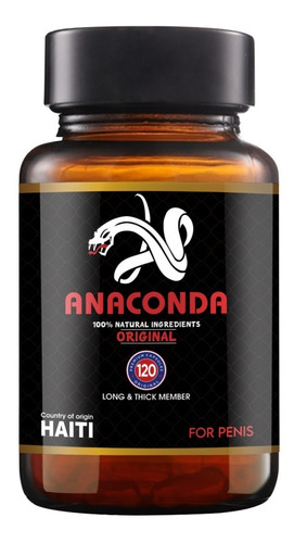 Cápsula Anaconda Agrandar Pene - Resultados Permanentes