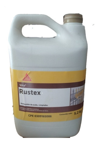 Sika Rustex Garrafa.  Removedor De Oxido Limpiador