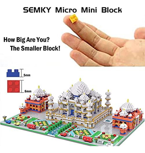 Semky Micro Mini Bloques Taj Mahal Hito Famoso Modelo S...