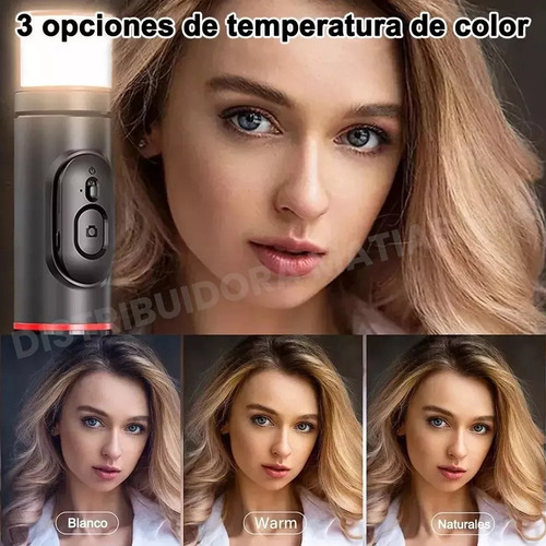 Selfie Stick Trípode Control Remoto Led Bluetooth