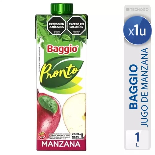 BAGGIO PRONTO NARANJA SIN AZUCAR 1lt - Bomboneria Royal