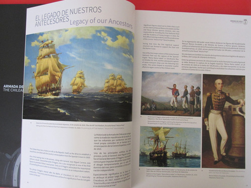 Libro Armada Chile The Chilean Navy Su Historia Obra Escasa (Usado)