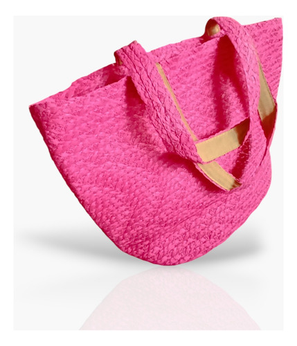 Bolso Cartera De Verano En Tela De Papel Tejida A Mano
