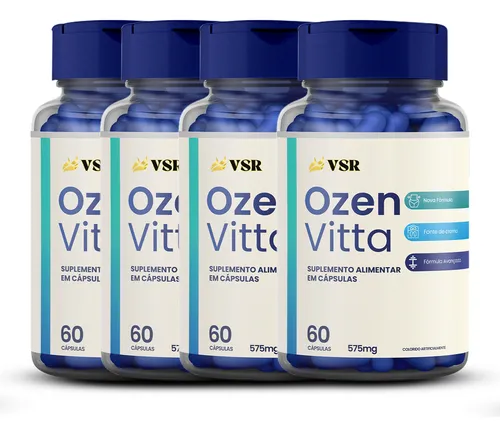 3 Ozen Vitta 60 Capsulas Original - Loja Oficial -envio Hoje | Parcelamento  sem juros
