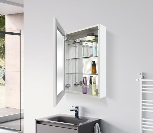 Botiquín De Aluminio Para Baño De 22 X 30 Pulgadas, Gabinete