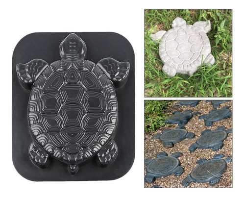 Forma De Tortuga De Molde De Plástico 2x Para Patio De De