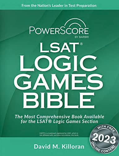 Book : The Powerscore Lsat Logic Games Bible (lsat Prep) -.