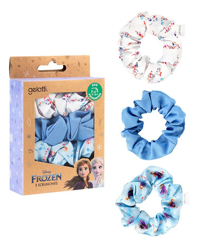 Set Frozen X 3 Scrunchies Surtidos Estampados/color 