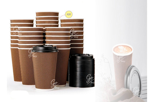 Vasos De Cafe Reutilizable Bebidas Calientes 10 Unidades