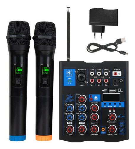 Consola Tuner Karaoke, Parlante Adecuado, Mezclador Inalámbr