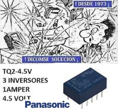 Relay 5v  Mini Tq2-4.5v 110vot  (es De 4.5olt)