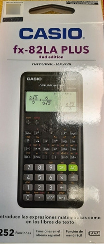 Calculadora Casio Fx -82la Plus Segunda Edicion