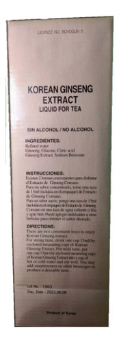 3 Extracto De Ginseng Para Te Con Raiz 730ml