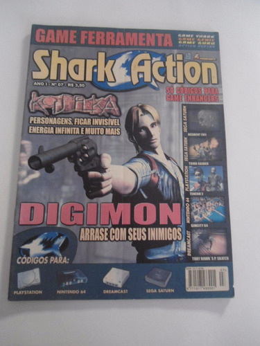 Revista Shark Action Nº 07 - Frete 10,00