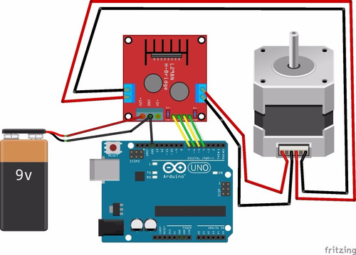Módulo Ponte H L298n Para Motor De Passo, Arduino - Realengo