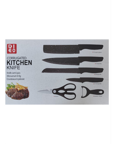 Rack Para Especieros + Kit De Cuchillos