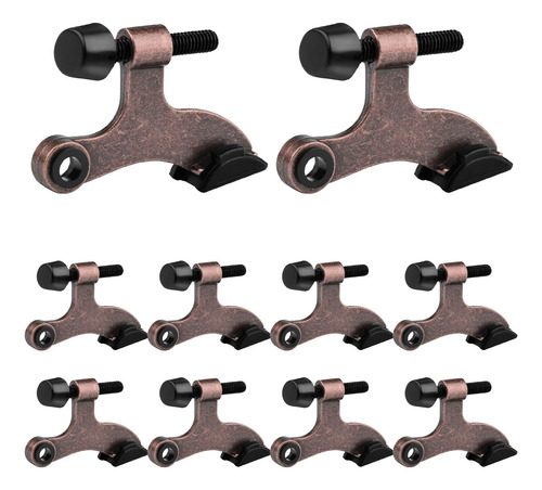 Topes De Puerta Ajustables De Metal Resistente Paquete De 8