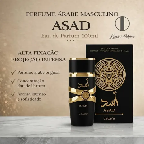 Perfume Lattafa Asad 100 Ml Eau De Parfum Masculino | MercadoLivre
