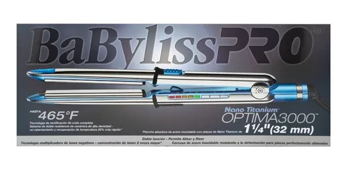 Babyliss Pro Planchita De Alisado Pelo Plancha Optima 3000
