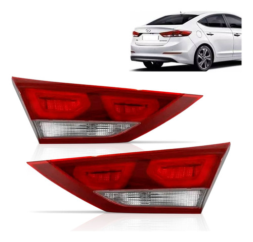 Par Lanterna Elantra 2017 2018 Mala Sem Led