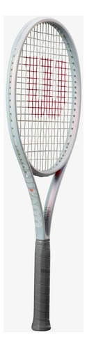 Raqueta Wilson Shift 99L V1 4 3/8 color blanco aperlado WR14551U3 grip 3