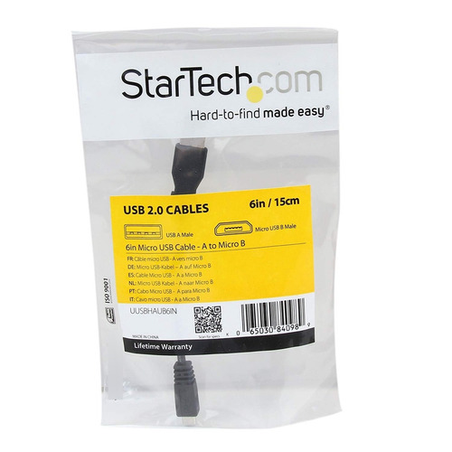 6 Pulgadas De Cable Micro Usb - A A B Micro - Usb A Micro B