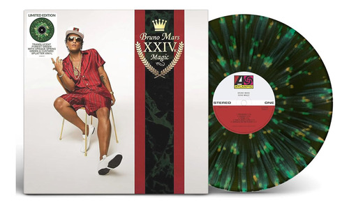 Bruno Mars 24k Magic Vinyl Lp [green/custard Splatter]