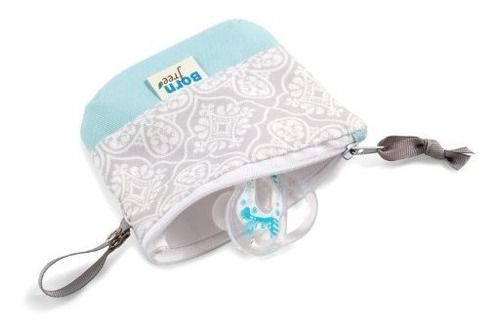 Porta Chupete Para Bebe Bornfree Color Celeste