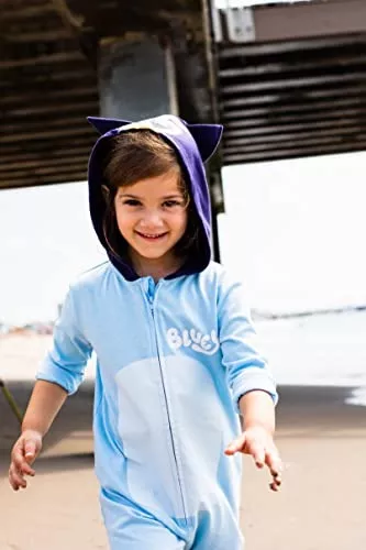 Disfraz De Cosplay Con Cremallera Para Niños Pequeños Bluey