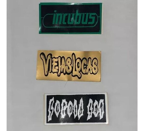Calcomanías Bandas Rock - Los Piojos, Viejas Locas, Incubus