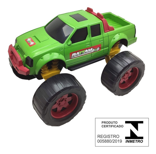 Imagem 5 de 7 de Brinquedo Meninos Caminhonete Roda Grande Carrinho Pickup