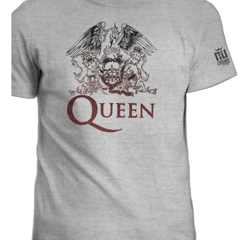 Camiseta Queen Freddie Mercury Rock Hombre Estampada Igk