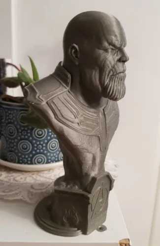 Busto Thanos Para Pintar Marvel Comics Super Heroes