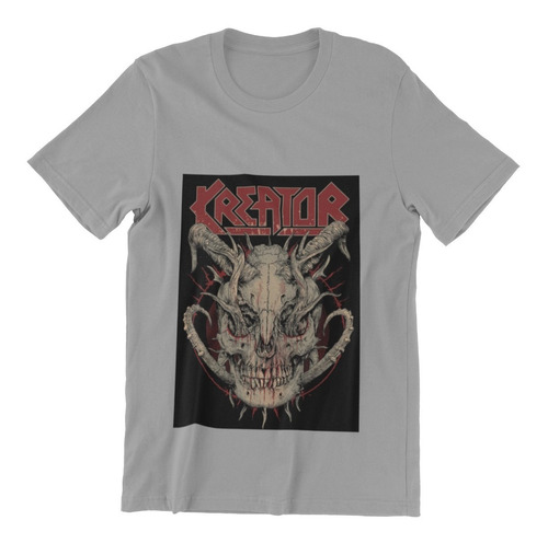 Polera Unisex Kreator Heavy Metal Musica Demonio Estampado